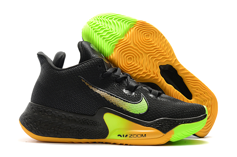 World Cup 2020 Nike Zoom Black Yellow Green Basketball Shoes